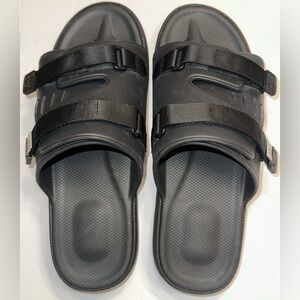 Suicoke Urich Black Sandals Slide Shoes Men’s Size 10 Women’s 12 VGUC Unisex